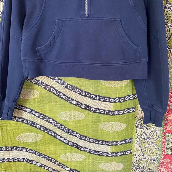 Lululemon Night Sea Scuba Oversized Half-Zip Hoodie Size Extra Small/ Small - Picture 9 of 16